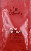 Fragrances, Perfumes, Cosmetics Color Protection Shampoo for Normal & Thin Hair - Wella Professionals Invigo Color Brilliance Color Protection Shampoo (sample)