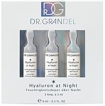 Fragrances, Perfumes, Cosmetics Night Ampoule Concentrate with Oil Complex - Dr. Grandel Hyaluron at Night