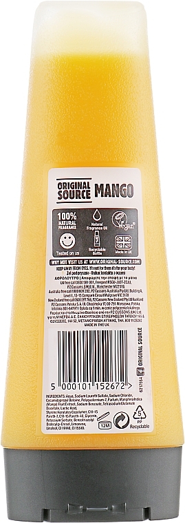 Shower Gel "Mango" - Original Source Mango Shower Gel — photo N2