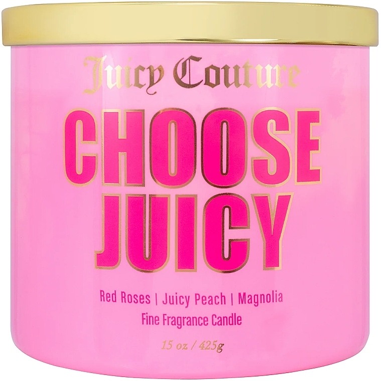 Scented Сandle - Juicy Couture Choose Juicy Fine Fragrance Candle — photo N1