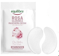 Fragrances, Perfumes, Cosmetics Eye Patch Mask - Equilibra Rosa Anti-Fatique Eye Patches 