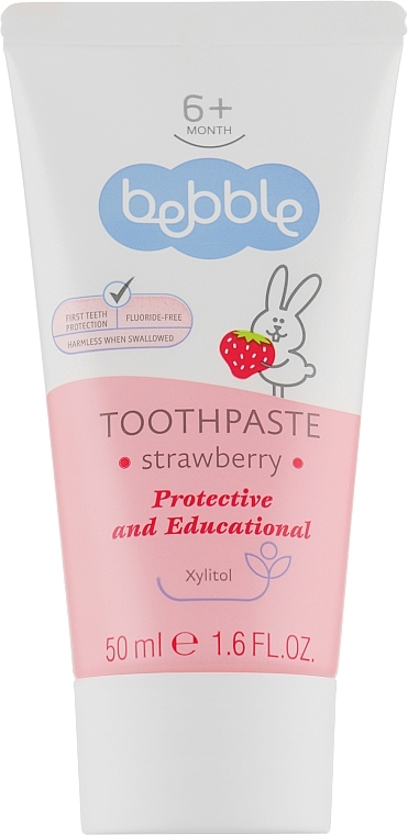 Toothpaste "Strawberry" - Bebble Toothpaste Strawberry — photo N1