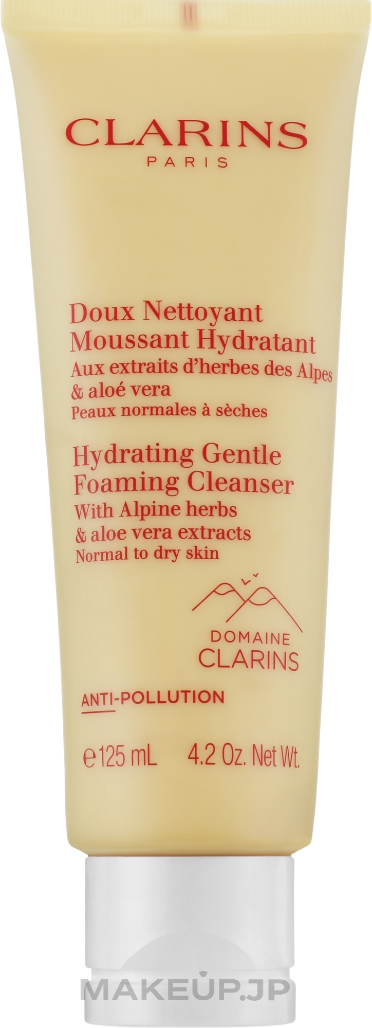 Moisturizing Foaming Cream with Alpine Herbs - Clarins Hydrating Gentle Foaming Cleanser With Alpine Herbs — photo 125 ml