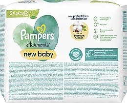 Baby Wet Wipes, 4x46 pcs - Pampers New Baby Harmonie Body Wipes — photo N10