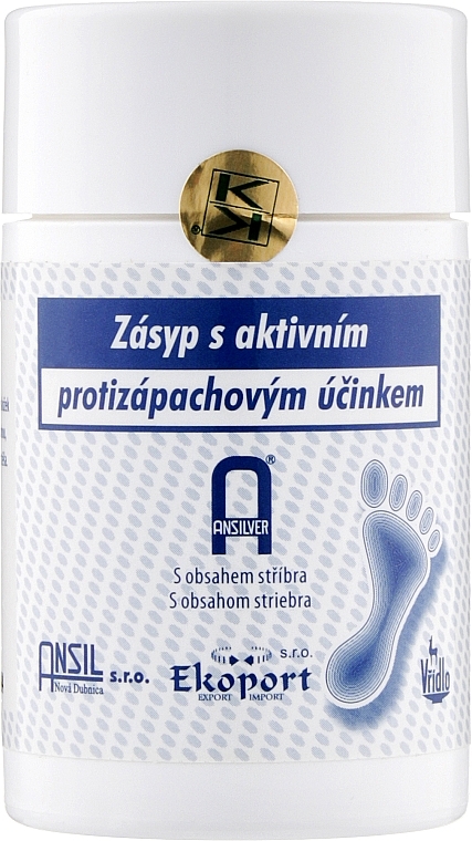 Antifungal Foot Powder with Active Silver - Vridlo Karlovarska Kosmetika Ansilver — photo N1