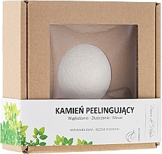 Fragrances, Perfumes, Cosmetics Natural Scrubbing Stone, white - Pierre de Plaisir Natural Scrubbing Stone Face 