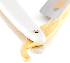 Straight Razor, pearl-white - Dovo Straight Razor 6/8" Pearl White Bismarck — photo N3