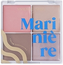 Fragrances, Perfumes, Cosmetics Face Contouring Palette - Vivienne Sabo Cream Contouring Palette