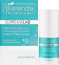 Eye Hydro-Cream with Hyaluronic Acid - Bielenda Professional SupremeLab Hyalu Minerals Eye Hydro-Cream With Hyaluronic Acid — photo N2