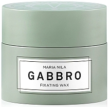 Strong Hold Hair Styling Wax - Maria Nila Minerals Gabbro Fixating Wax — photo N1