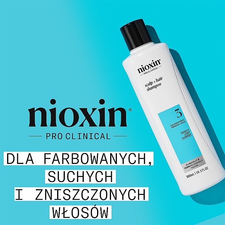 スカルプ＆ドライヘアケア シャンプー - Nioxin Pro Clinical System 3 Scalp + Hair Thickening Shampoo — photo N2