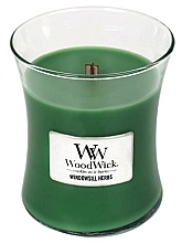 Fragrances, Perfumes, Cosmetics Scented Candle in Glass - WoodWick Candle Windowsill Herbs