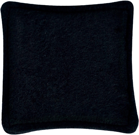 Reusable Make-up Removal Pad, Large, Black - Ovium — photo N2