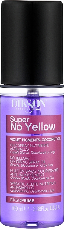Anti-Yellow Hair Oil - Dikson Super No-Yellow Oil — photo N2