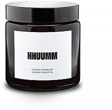 Fragrances, Perfumes, Cosmetics Natural Soy Candle with Sandalwood Scent - Hhuumm