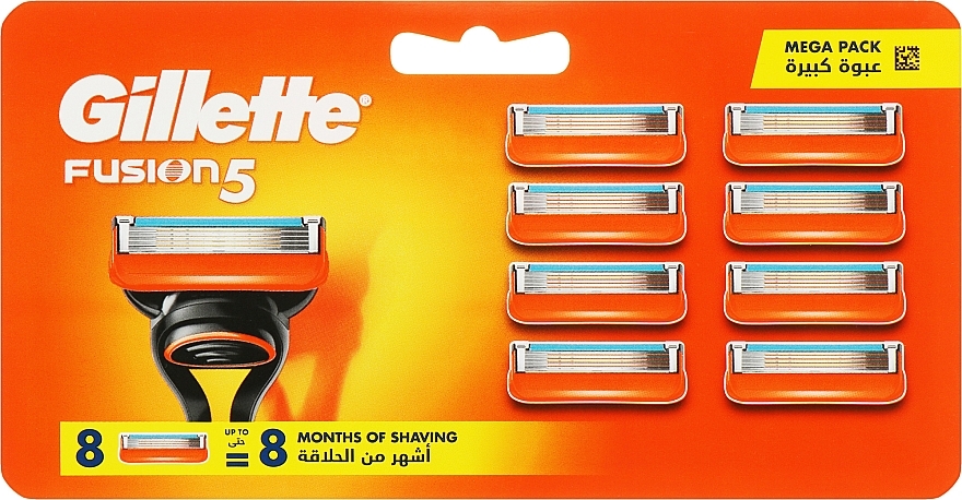 Refill Cartridges, 8 pcs. - Gillette Fusion 5 Power — photo N1