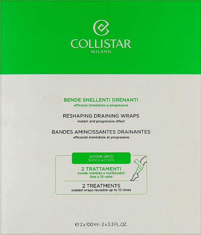 Reshaping Body Wrap - Collistar Reshaping Draining Wraps — photo N1