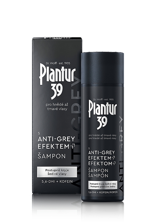 白髪防止シャンプー - Plantur 39 Anti-Grey Effect Shampoo	 — photo N3