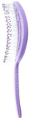 Oval Hair Brush, purple - Deni Carte — photo N2