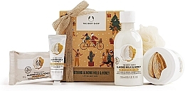 Fragrances, Perfumes, Cosmetics 5-Piece Set - The Body Shop Soothing Almond Milk & Honey Little Gift Box