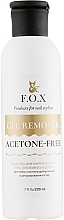 Fragrances, Perfumes, Cosmetics Acetone-Free Bio-Gel and Gel Polish Remover - F.O.X Gel Remover Acetone-Free