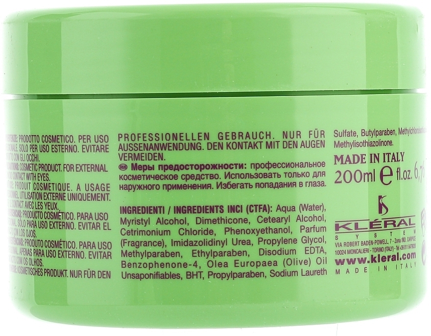 Repair Hair Mask - Kleral System Reviving Cream Gel — photo N3