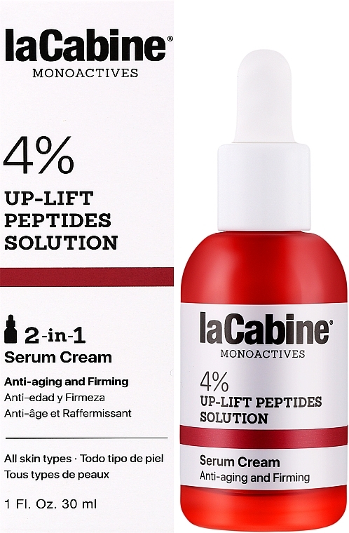 Face Cream Serum - La Cabine Monoactives 4% Peptides Serum Cream — photo N3
