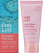 Fragrances, Perfumes, Cosmetics Deep Pore Cleanser with Pink Clay - Sand & Sky Australien Pink Clay Deep Pore Cleanser