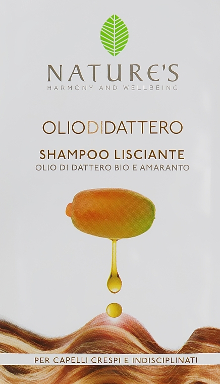 GIFT! Straightening Shampoo - Nature's Oliodidattero Straightening Shampoo (sample) — photo N4