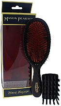 Fragrances, Perfumes, Cosmetics Hair Brush, dark ruby - Mason Pearson Hair Brush Small Extra B2 Dark Ruby