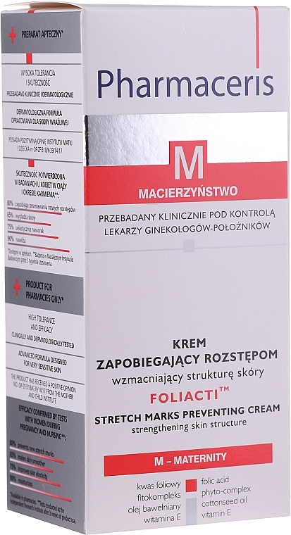 Anti-Stretches Cream - Pharmaceris M Foliacti Stretch Mark Prevention Cream — photo N1