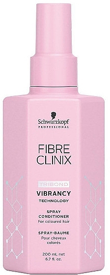 Hair Shine Spray Conditioner - Schwarzkopf Professional Fibre Clinix Vibrancy Spray-Conditioner — photo N1