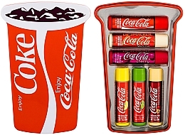 Fragrances, Perfumes, Cosmetics Lip Balm Set - Lip Smacker Coca-Cola Lip Balm Kit (balm/6x4g)