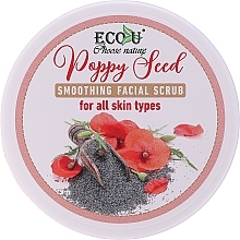 Fragrances, Perfumes, Cosmetics Smoothing Face Scrub for All Skin Types - Eco U Smoothing Facial Scrub