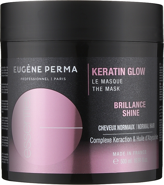 Diamond Shine Keratin Mask - Eugene Perma Essentiel Keratin Glow Reparation Brilliance Mask — photo N3