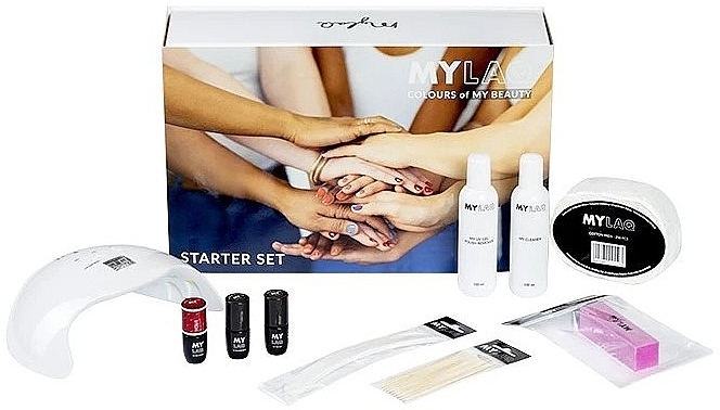 Set, 10 products - MyLaq Colors Of My Beauty My Starter Set — photo N1