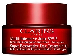 Fragrances, Perfumes, Cosmetics Face Cream - Clarins Multi-Intensive Jour SPF 15 Super Restorative Day Cream