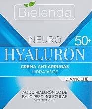 Moisturizing Anti-Wrinkle Cream 50+ - Bielenda Neuro Hialuron Hydrating Anti-wrinkle Face Cream — photo N6