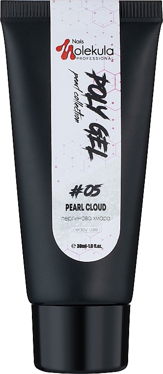 Nail Poly Gel - Nails Molekula Poly Gel 05 Pearl Cloud — photo N2