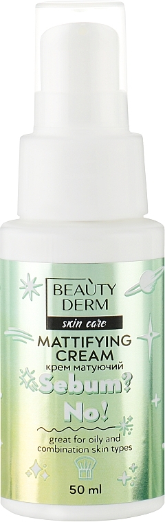 Matting Face Cream 'Sebum No!' - Beauty Derm — photo N1