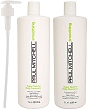 Fragrances, Perfumes, Cosmetics Set - Paul Mitchell Smoothing Litre Duo (shm/1000ml + cond/1000ml)