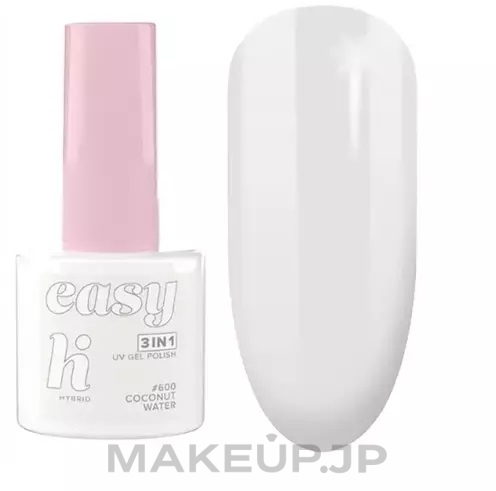 Hybrid Nail Polish 3in1 - Hi Hybrid EASY 3w1 — photo 600 - Coconut Water