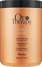 Hair Mask - Fanola Oro Therapy Gold 24K Mask All Hair Types — photo N1