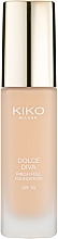 Fragrances, Perfumes, Cosmetics Foundation - Kiko Milano Dolce Diva Fresh Feel Foundation SPF 30