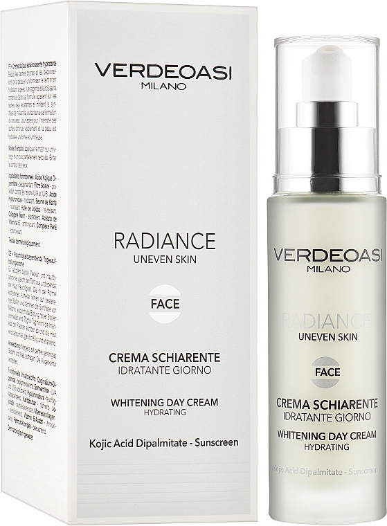 Moisturizing Whitening Day Cream - Verdeoasi Radiance Whitening Day Cream Hydrating — photo N2