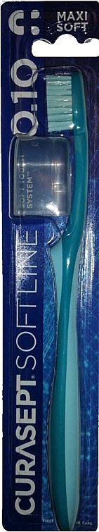 Toothbrush 'Maxi Soft 0.10', soft, turquoise - Curaprox Curasept Toothbrush — photo N1