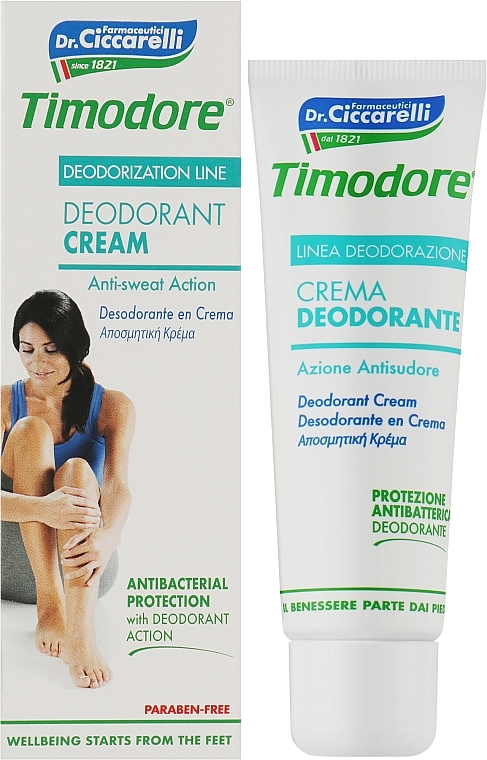 Foot Cream Deodorant - Timodore Deodorant Cream — photo N2