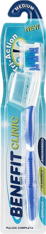 Triple Action Toothbrush, blue - Mil Mil Benefit — photo N1