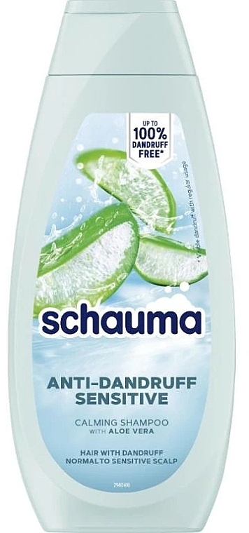 Soothing Anti-Dandruff Shampoo - Schauma Anti-Dandruff Sensitive Calming Shampoo	 — photo N1