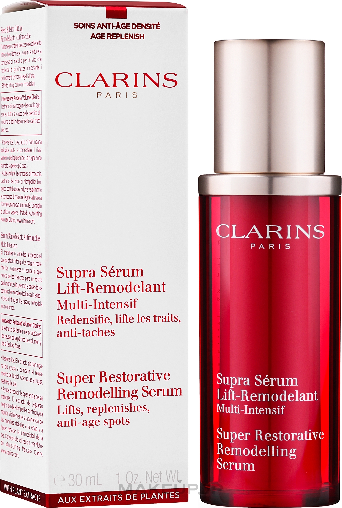 Restoring Intensive Serum - Clarins Super Restorative Remodelling Serum — photo 30 ml